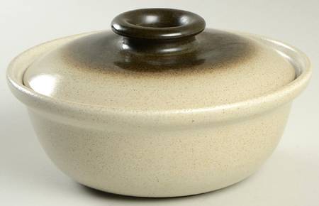 Sea & Sand (Coupe Shape) 1 Qt Round Covered Casserole