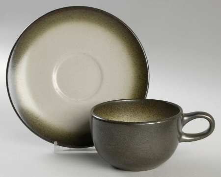 Sea & Sand (Coupe Shape) Flat Cup & Saucer Set