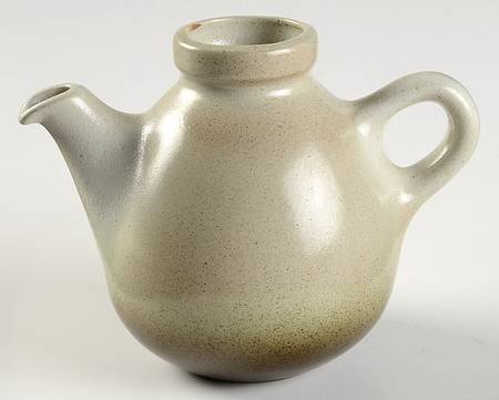 Sea & Sand (Coupe Shape) Mini Teapot No Cork Stopper/Lid