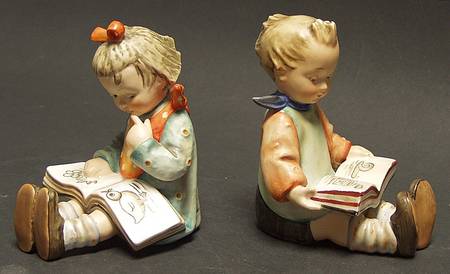 Bookworm-Bookend-Boy-Girl Single & Pairs Tm2-A&B-Book Worm - No Box