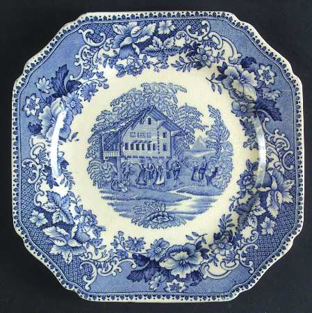 Avon Cottage Square Salad Plate