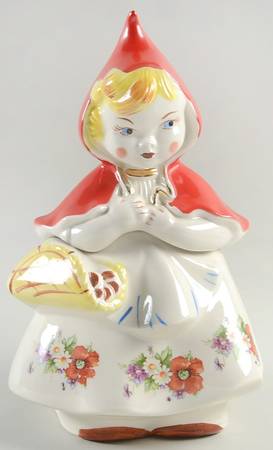 Little Red Riding Hood Cookie Jar & Lid #20