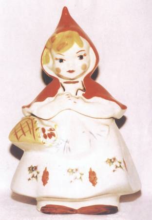 Little Red Riding Hood Cookie Jar & Lid
