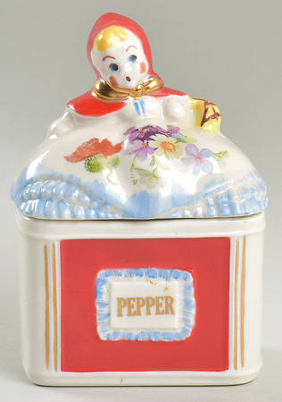 Little Red Riding Hood Spice Jar & Lid-Pepper