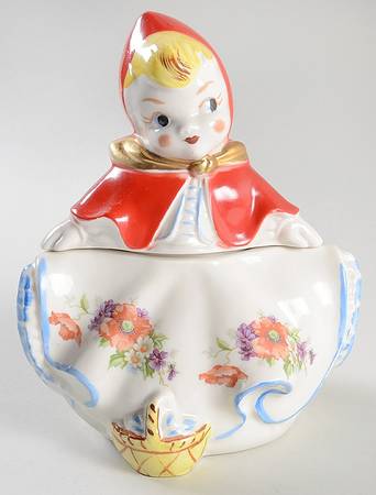 Little Red Riding Hood Cracker Jar & Lid