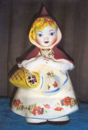Little Red Riding Hood Cookie Jar & Lid