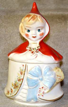 Little Red Riding Hood Dresser Jar & Lid