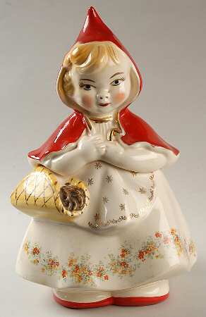 Little Red Riding Hood Cookie Jar & Lid #15