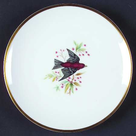 Audubon Bird Bread & Butter Plate