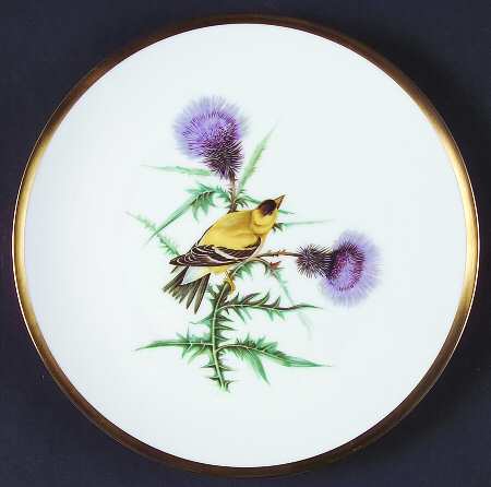 Audubon Bird Salad Plate