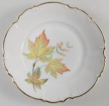 The Autumn Leaves Bread & Butter Plate by Hutschenreuther