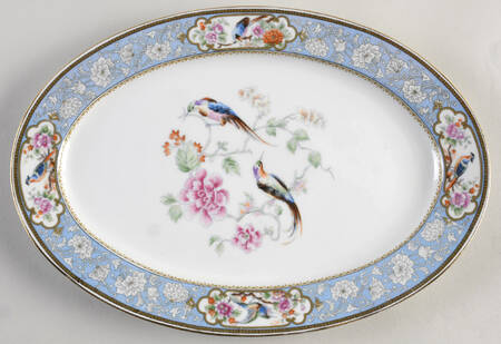 Bird of Paradise 13" Oval Serving Platter
