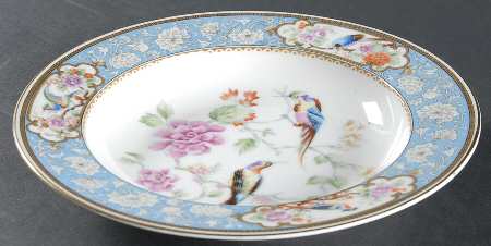 Bird of Paradise Rim Soup Bowl