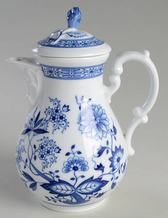 Blue Onion Small Coffee Pot & Lid