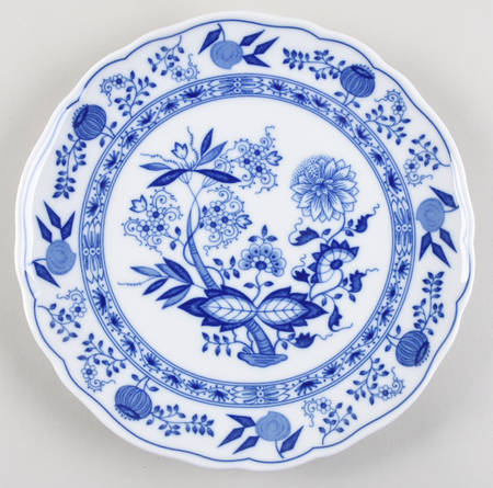 Blue Onion Coupe Luncheon Plate