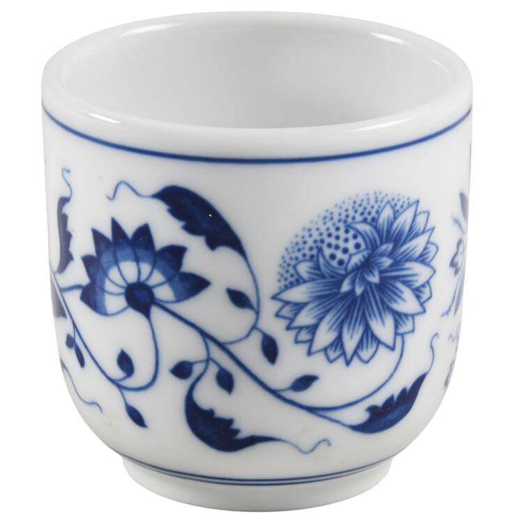 Blue Onion Mustard Jar No Lid