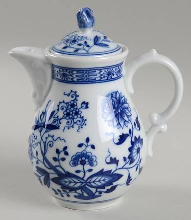 Blue Onion Individual Coffee Pot & Lid