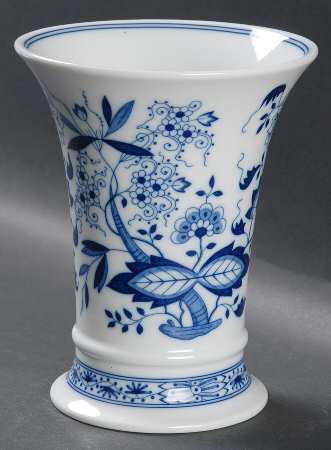 Blue Onion 6" Vase