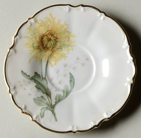 The Chrysanthemum Saucer for Demitasse Cup