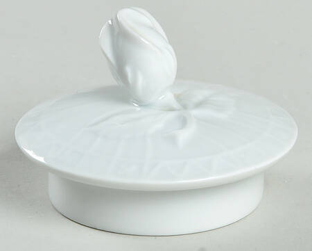 Dresden All White Lid for Teapot
