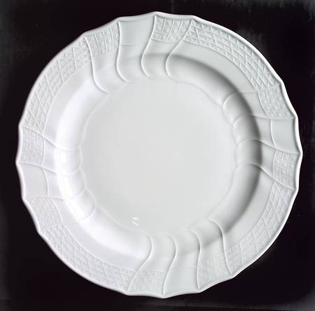 Dresden All White Service Plate (Charger)