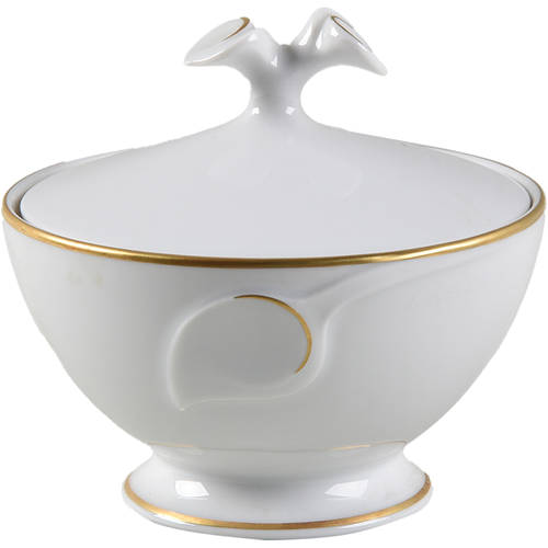 Fleuron Gold Mini Sugar Bowl & Lid