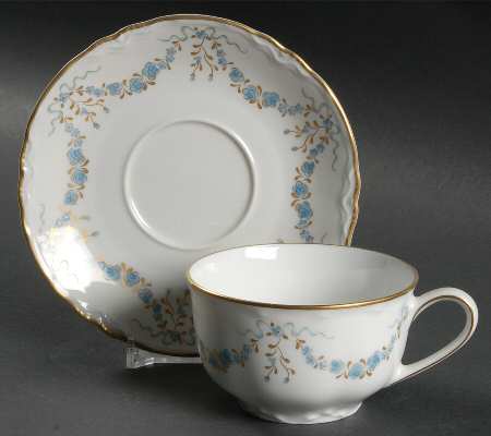 Fontainebleau Flat Cup & Saucer Set