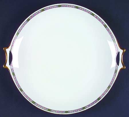 HUT339 Handled Cake Plate by Hutschenreuther