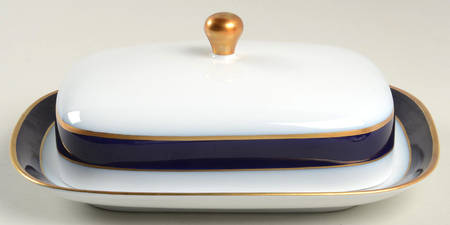 Kobalt (Coupe, Olivia Shape) 1/4 Lb Covered Butter