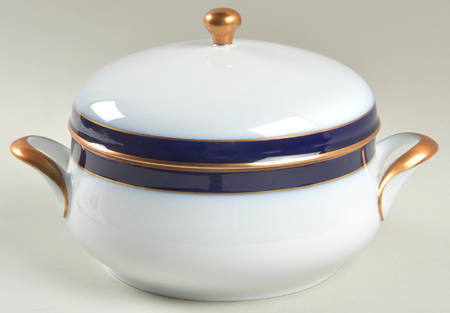 Kobalt (Coupe, Olivia Shape) Round Covered Vegetable
