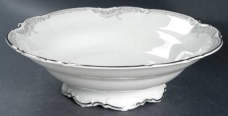 Lorelei Loreley (Platinum Trim) 10" Round Vegetable Bowl