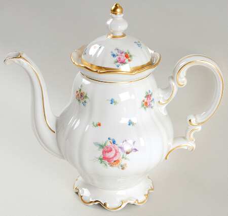 Mayfair (White, 7619) Small Coffee Pot & Lid
