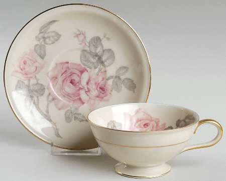 The Montrose Footed Cup & Saucer Set