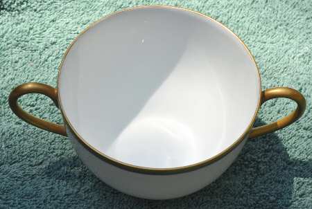 Norfolk Flat Bouillon Cup & Saucer