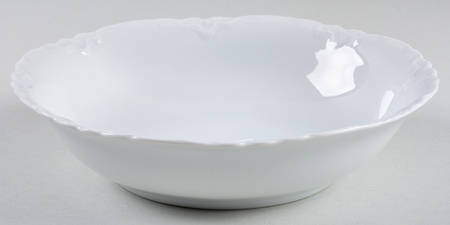 Racine (All White) 8" Round Vegetable Bowl