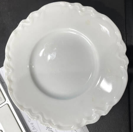 Racine (All White) Saucer for Flat Cup