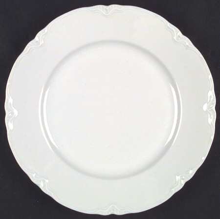 Racine (All White) Large Dinner Plate