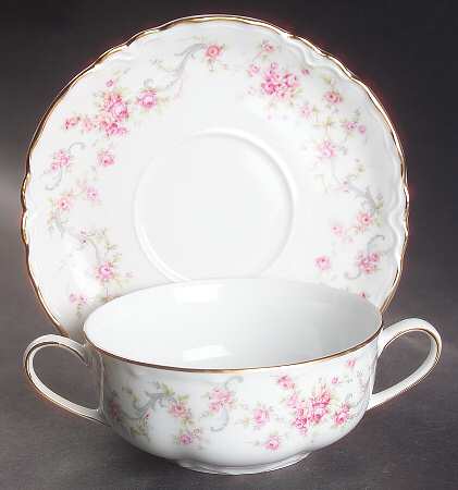 Richelieu Flat Cream Soup Bowl & Saucer Set