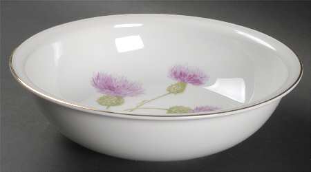 Scotch Thistle 9" Round Vegetable Bowl