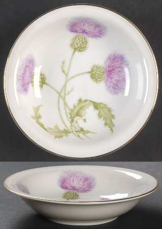 Scotch Thistle Rim Fruit/Dessert (Sauce) Bowl