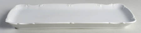 Sylvia (All White, No Trim) Large Sandwich Tray