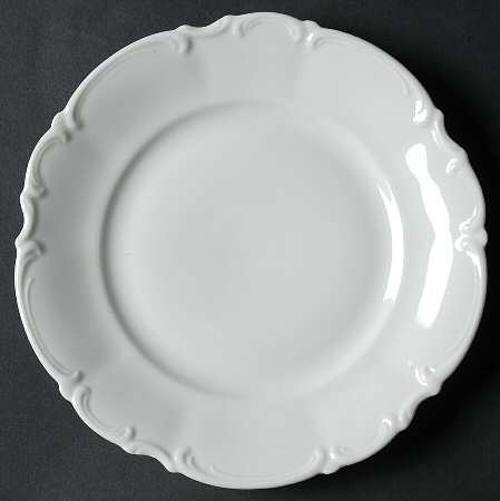 Sylvia (All White, No Trim) Bread & Butter Plate
