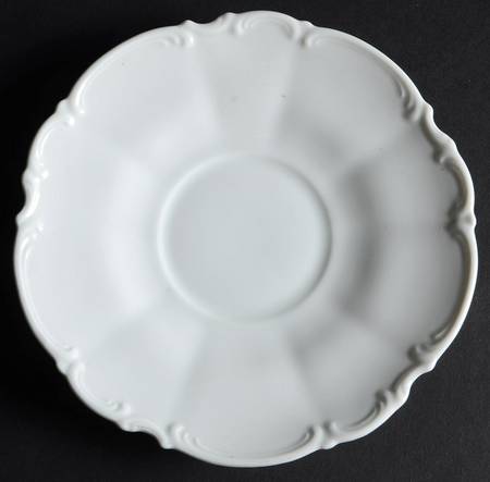 Sylvia (All White, No Trim) Saucer