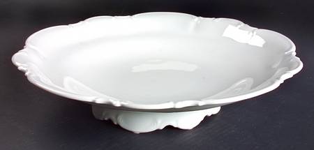 Sylvia (All White, No Trim) Large Fruit Bowl