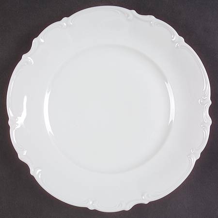Sylvia (All White, No Trim) Salad Plate