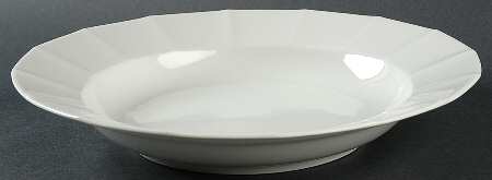 White Diamant Large Rim Soup Bowl