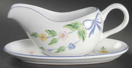 Bow Gravy Boat & Underplate