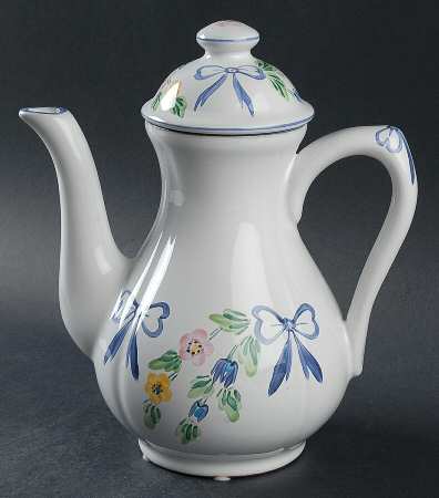 Bow Coffee Pot & Lid