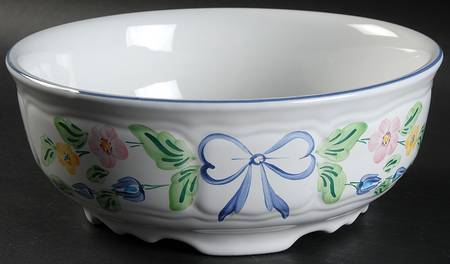 Bow 8" Round Vegetable Bowl