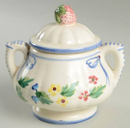 Bow Sugar Bowl & Lid